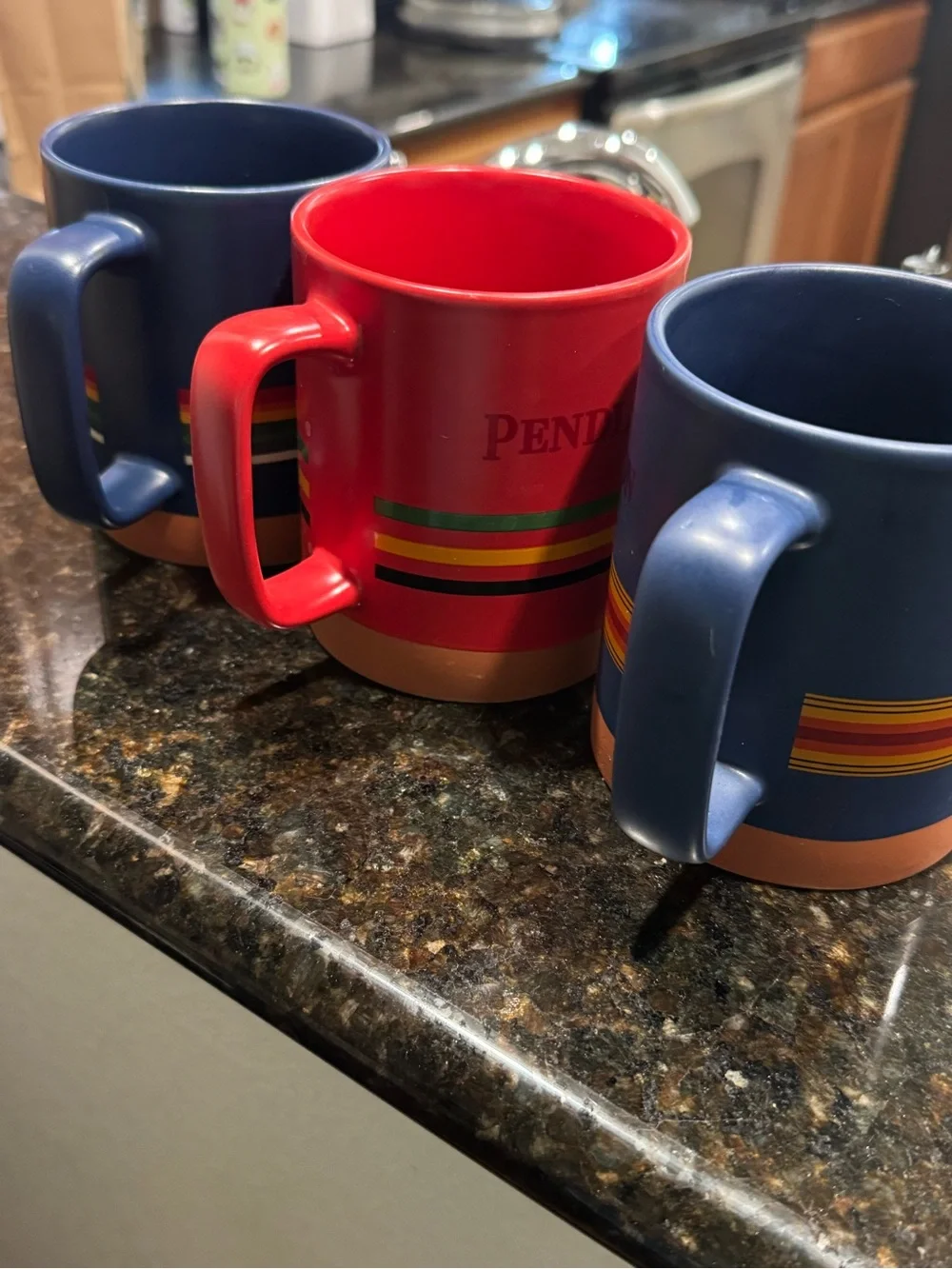3 set of Pendleton mugs
